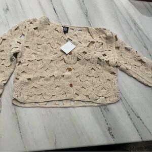 Nordstrom Cream Women's Sweater Cardigan